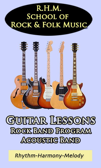 RHM  School of Rock & Folk Guitar Lessons