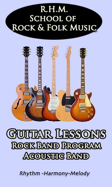 RHM  School of Rock & Folk Guitar Lessons